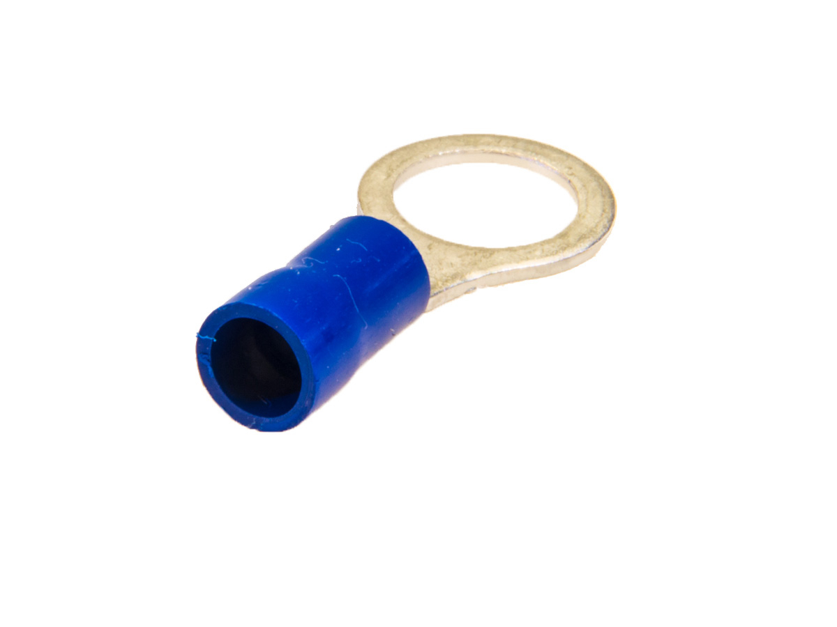 Set de 10 terminales de anillo azules – 8,4 MM