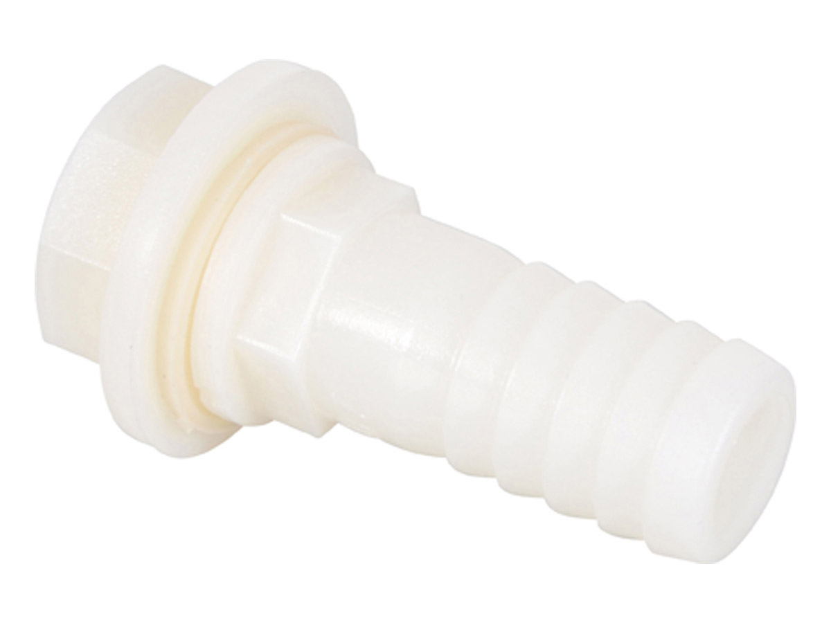 OCS conector de manguera recto de 20 mm con tuerca