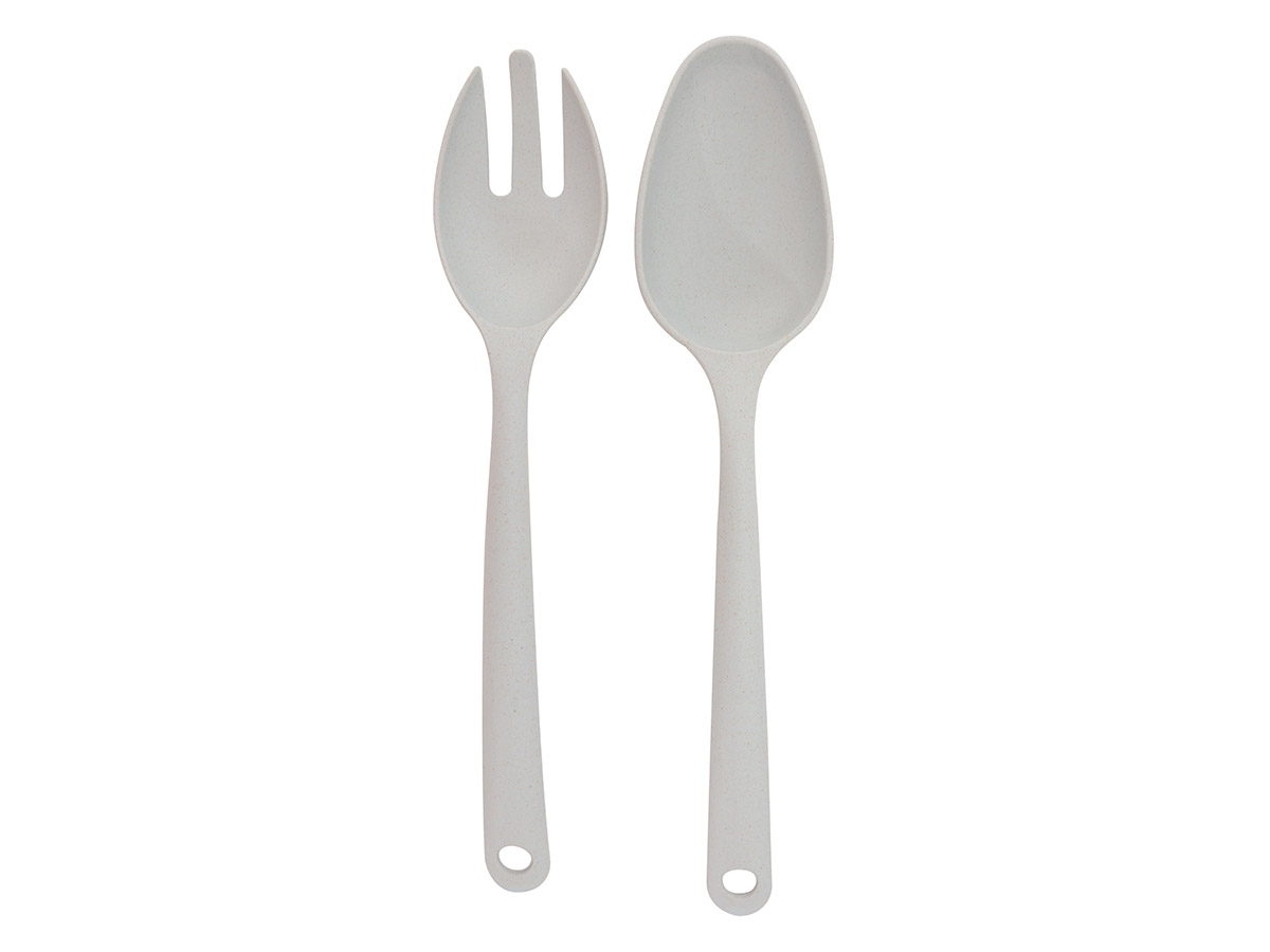Point-Virgule PLA cubiertos para ensalada 2 piezas – Light Grey