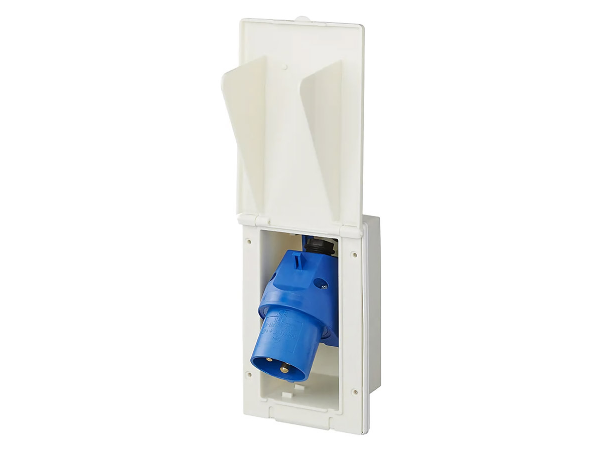 ProPlus CEE tomacorriente rectangular de pared – White