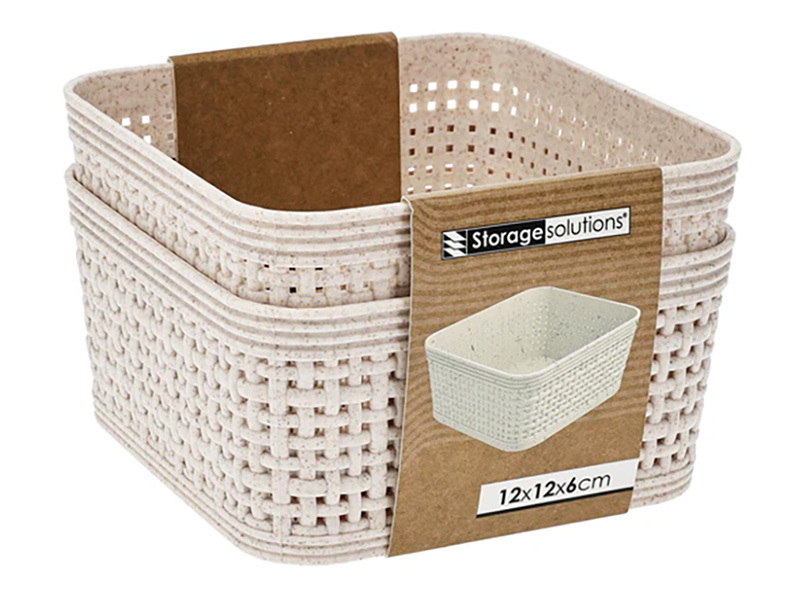 Storage Solutions set de 2 cestas de almacenaje – 0,9 litros
