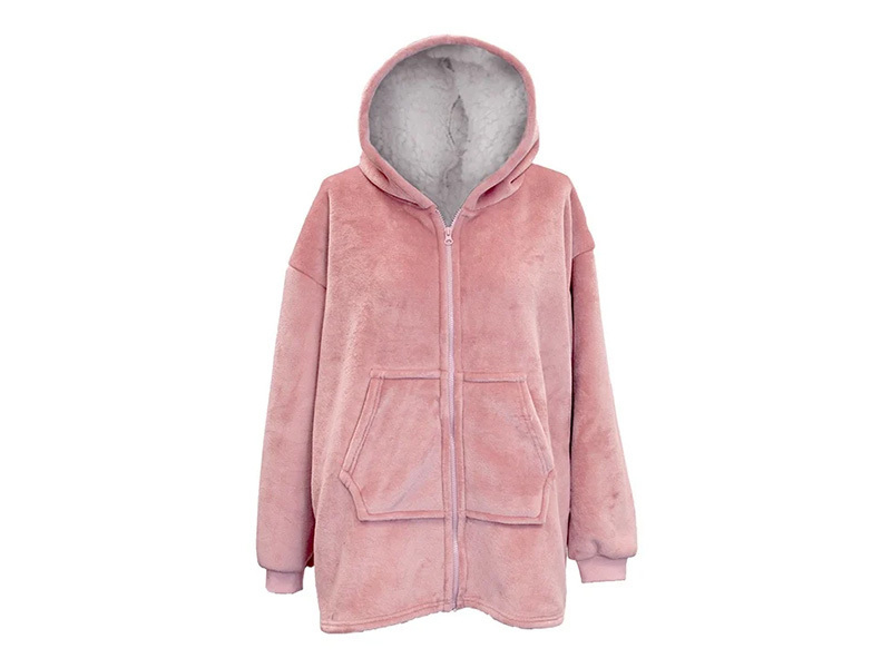Unique Living Chaleco polar Ruby – Rosa antiguo
