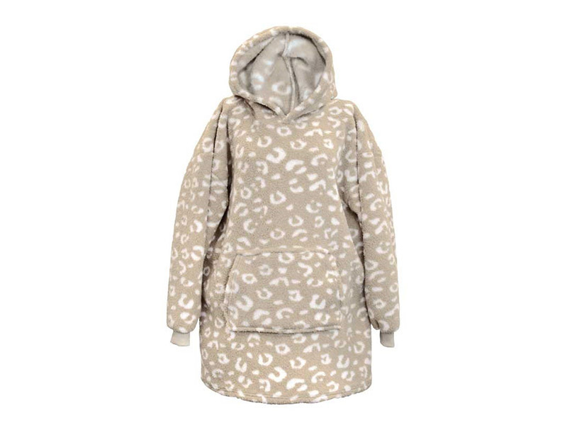 Unique Living Sudadera-manta oversize Zion Long – Chateau Grey